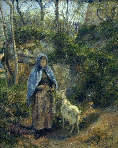 The Goat Keeper by Camille Jacob Pissarro